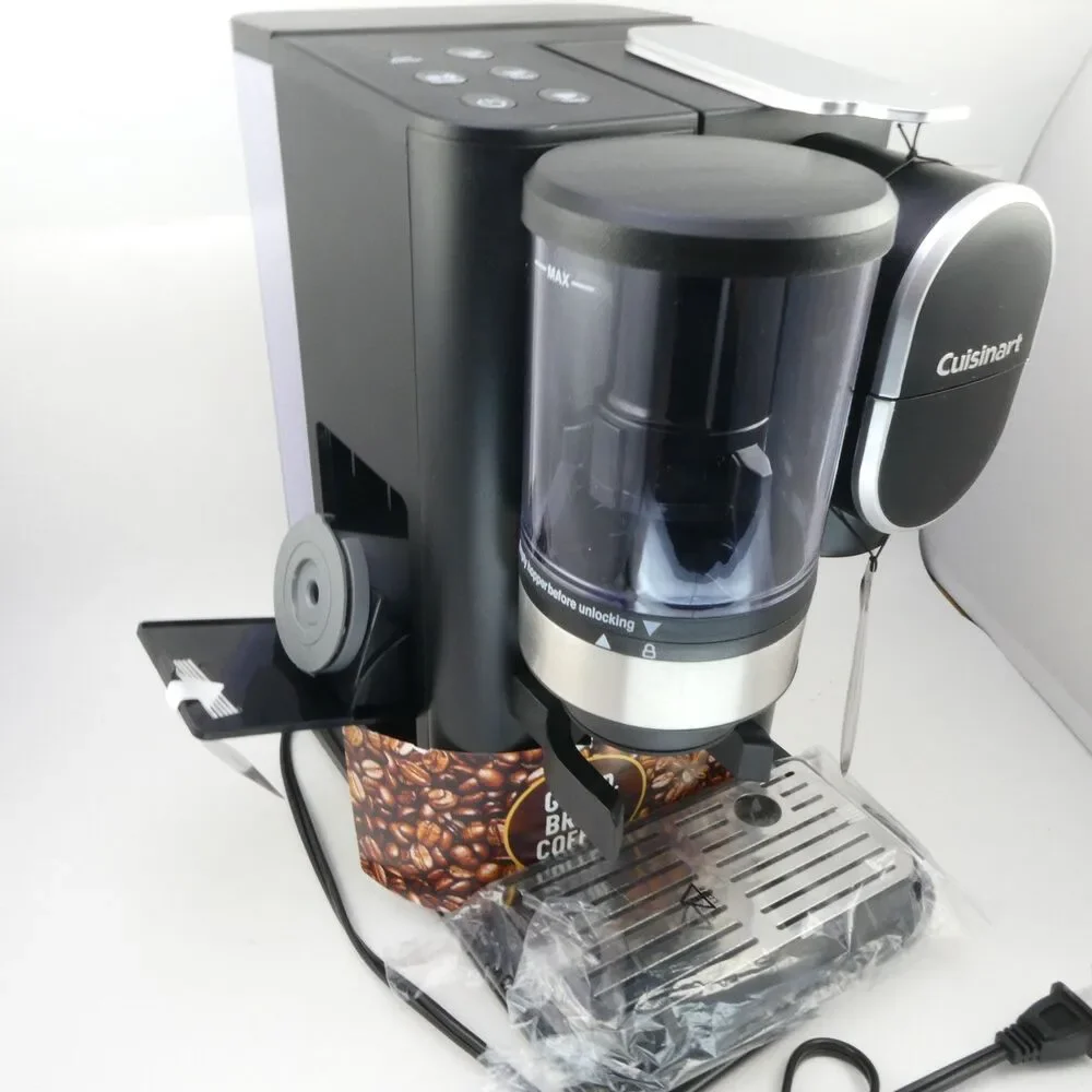 New Open Box Cuisinart Grind & Brew Single Serve Coffee Maker DGB-2